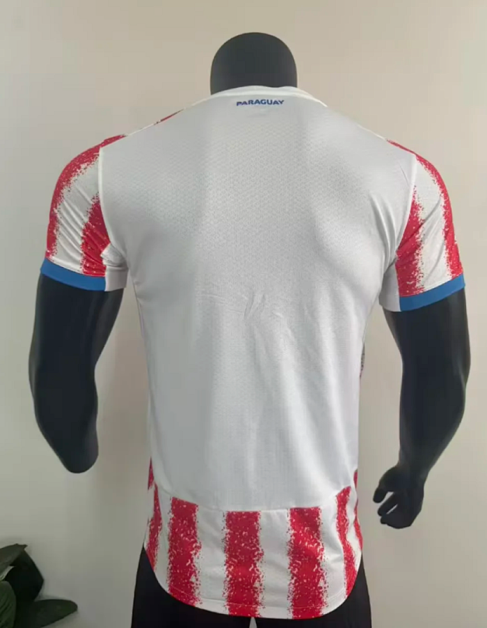 Player Version 2026 Paraguay Home Soccer Jersey Football Shirt