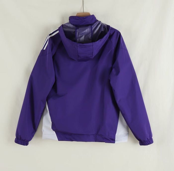 2026-2027 Manchester United Purple Soccer Windbreaker Jacket Football Jacket