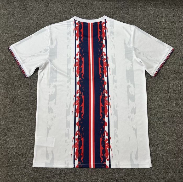 Fan Version 2026 England White/Blue/Red Soccer Pre-match Jersey Football Shirt