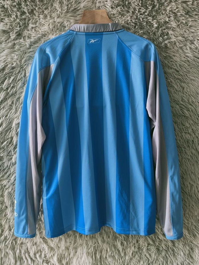 Long Sleeve Retro Jersey 2006-2007 Chivas Blue Soccer Jersey Vintage Football Shirt