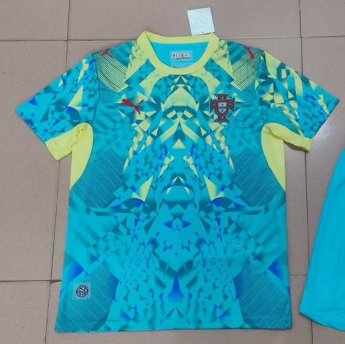 Fan Version 2026 Portugal Blue Goalkeeper Soccer Jersey Football Shirt