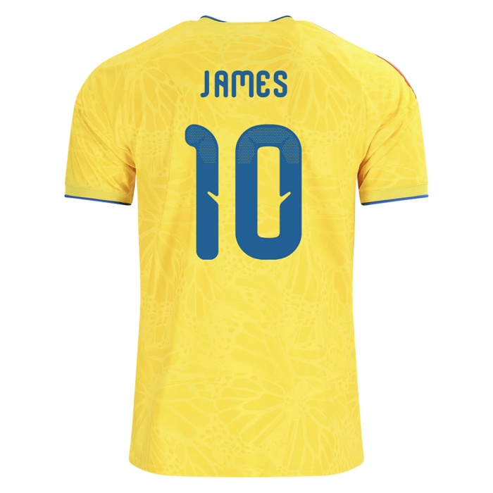 Fan Version 2026 Colombia #7 LUIS DIAZ,#23 SANCHEZ,#6 RICHARD RIOS,#19 SUAREZ,#2 D. MUNOZ,#10 JAMES Home Soccer Jersey Columbia Camisetas de Futbol