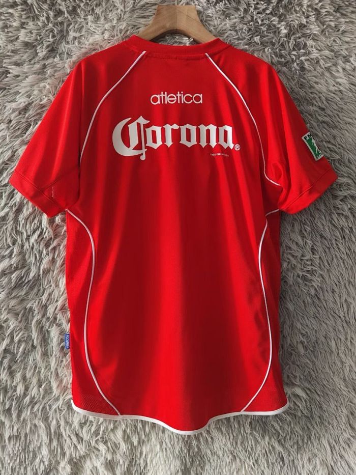 Retro Jersey 2005-2006 Deportivo Toluca Home Soccer Jersey Vintage Football Shirt