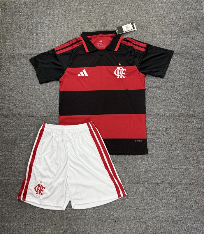 Adult Uniform 2026-2027 Flamengo Home Soccer Jersey Shorts Men's Football Kit