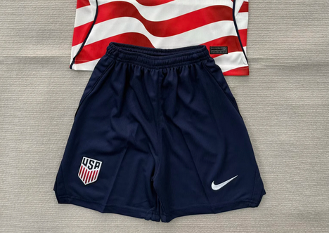 Fan Version 2026 USA Home Soccer Shorts United States Football Shorts