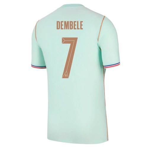 Fans Version 2026 France #7 DEMBELE,#10 MBAPPE,#12 DOUE,#6 CAMAVINGA,#11 OLISE,#13 KANTE,#8 TCHOUAMENI,#17 SALIBA,#14 CHERKI Away Soccer Jersey Football Shirt