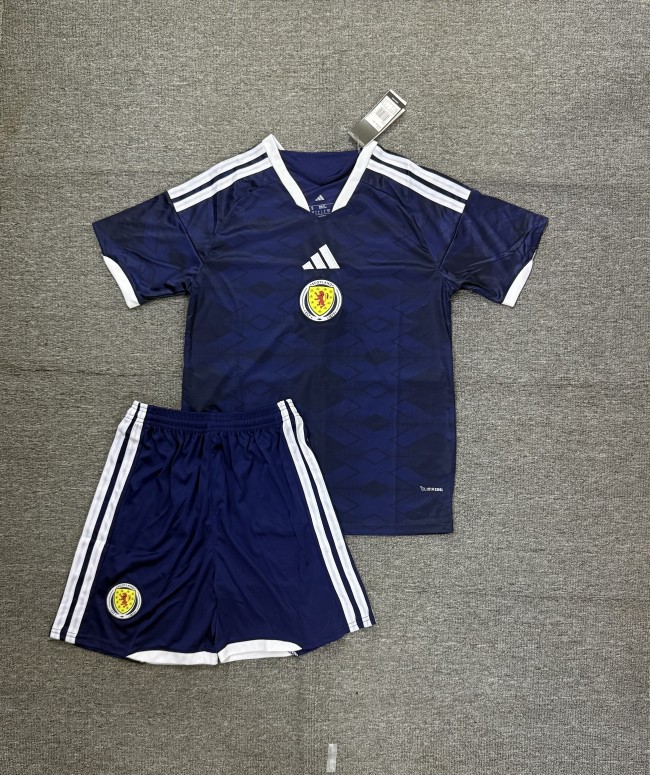 Adult Uniform 2026 Scotland Home Soccer Jersey Shorts Men's Football Kit