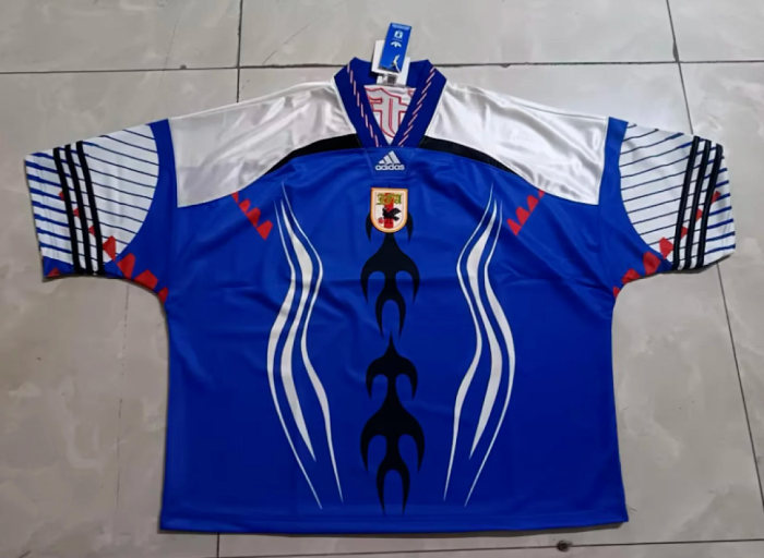 Japan Bringback Remixed Blue Soccer Jersey Football Shirt