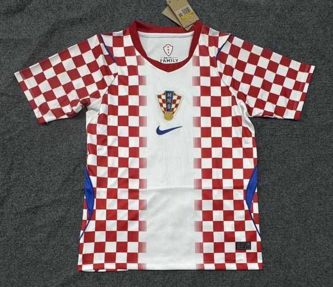 Fan Version 2026 Croatia Home Soccer Jersey Football Shirt