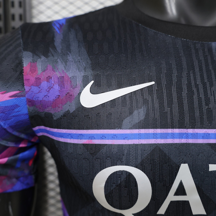 Player Version 2025-2026 PSG Purple/Black Soccer Jersey Paris Football Maillot