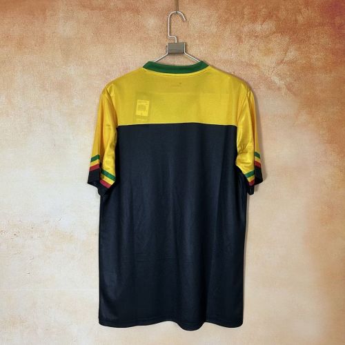 Fan Version 2026 Ghana Africa Star Yellow/Black Soccer Jersey Football Shirt
