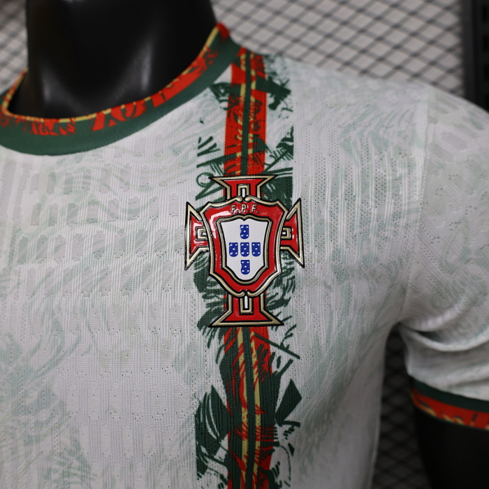 Player Version 2026 Portugal White/Green Soccer Jersey Football Shirt