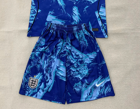 Fan Version 2026 England Blue Goalkeeper Soccer Shorts Football Shorts