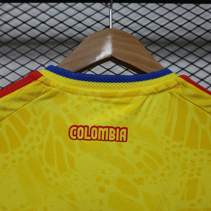 Women 2026 Colombia Home Short Soccer Jersey Football Shirt