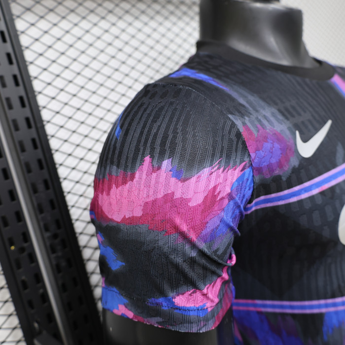 Player Version 2025-2026 PSG Purple/Black Soccer Jersey Paris Football Maillot