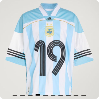 Camiseta Bringback Remixed Argentina 19 White/Blue Soccer Jersey