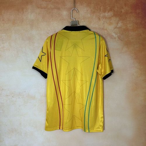 Copy Fan Version 2026 Ghana Africa Star Yellow/Black Soccer Jersey Football Shirt