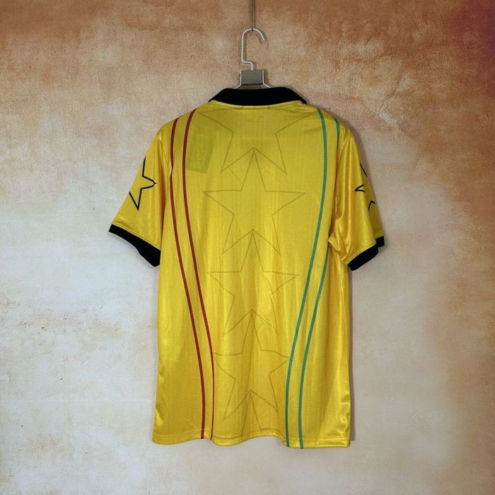 Copy Fan Version 2026 Ghana Africa Star Yellow/Black Soccer Jersey Football Shirt