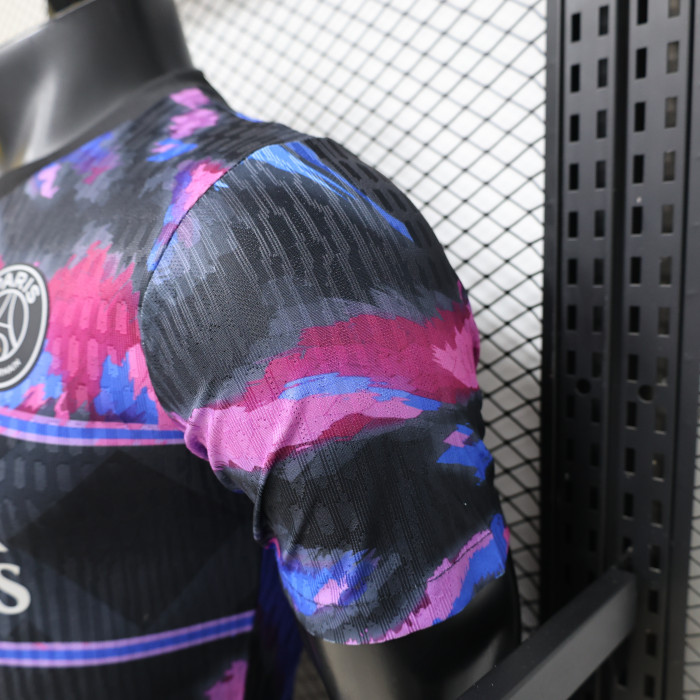 Player Version 2025-2026 PSG Purple/Black Soccer Jersey Paris Football Maillot
