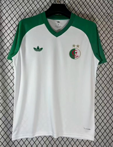Fans Version 2026 Algeria White Soccer Training Jersey Football Shirt