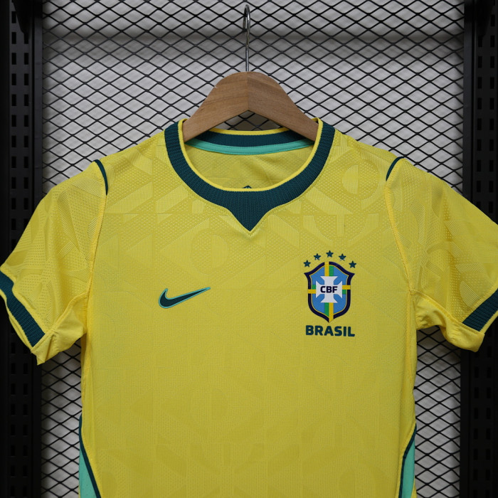 Women Player Version Brazil 2026 Home Soccer Jersey Girl Brasil Football Shirt
