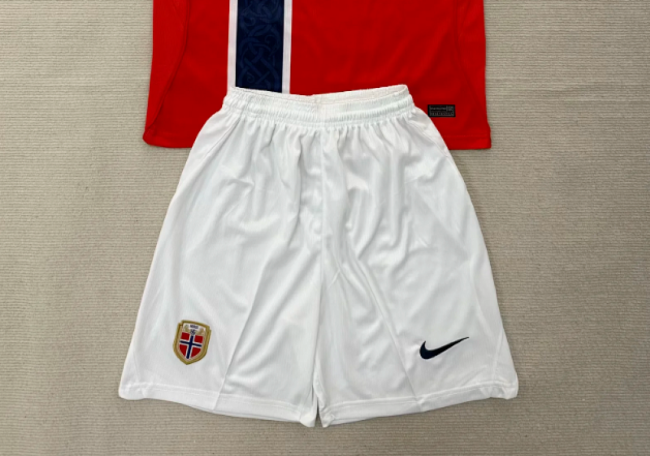 Fan Version 2026 Norway Home Soccer Shorts Football Shorts