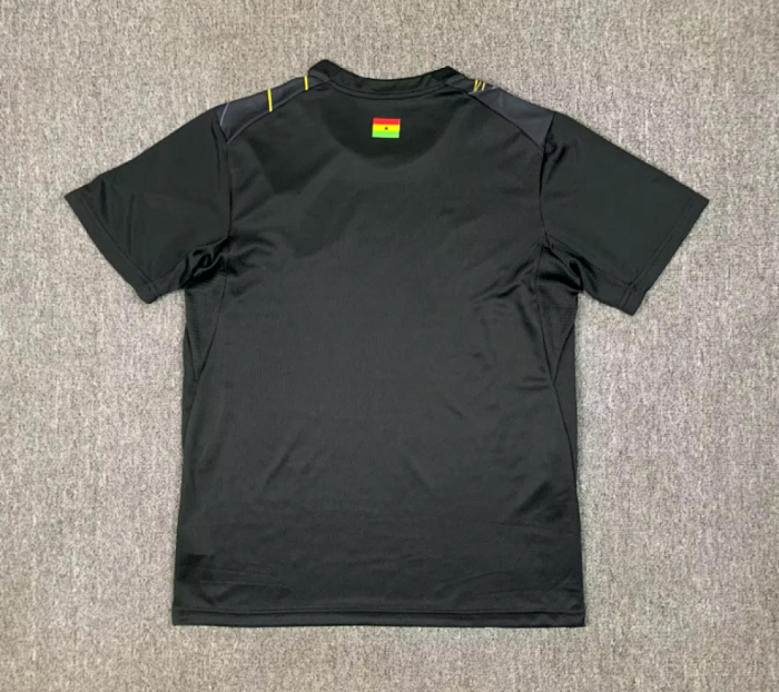 Fan Version 2026 Ghana Third Away Black Soccer Jersey Football Shirt