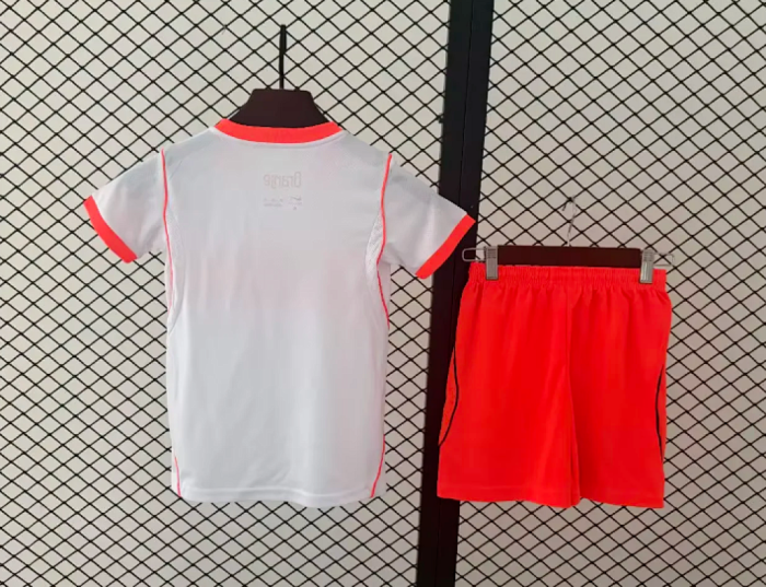 Youth Uniform Kids Kit 2026 Netherlands Away Soccer Jersey Shorts Dutch Child Football Set