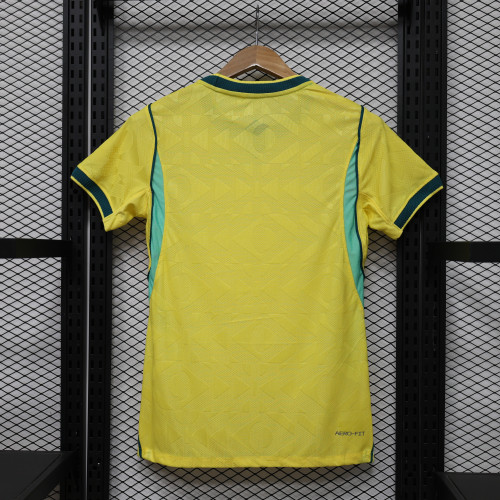 Women Player Version Brazil 2026 Home Soccer Jersey Girl Brasil Football Shirt