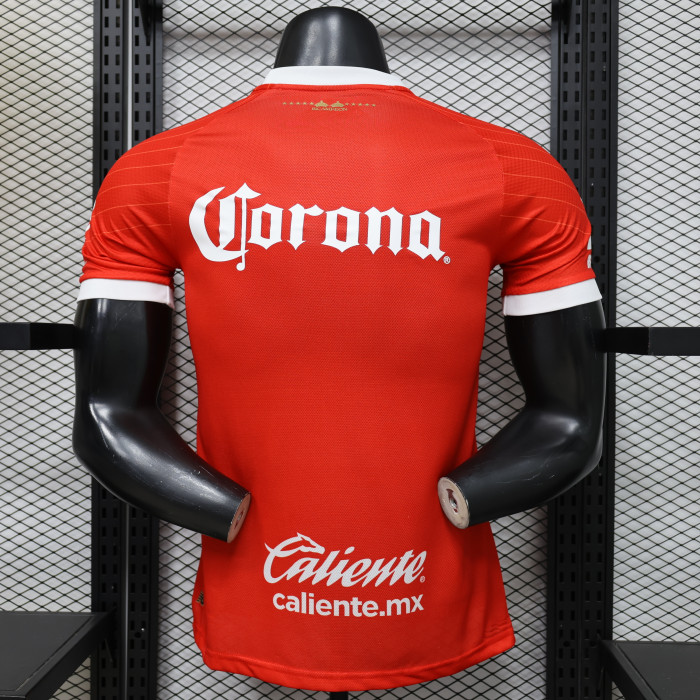 Fan Version 2026-2027 Deportivo Toluca Home Soccer Jersey Football Shirt
