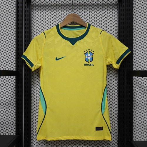Women Player Version Brazil 2026 Home Soccer Jersey Girl Brasil Football Shirt