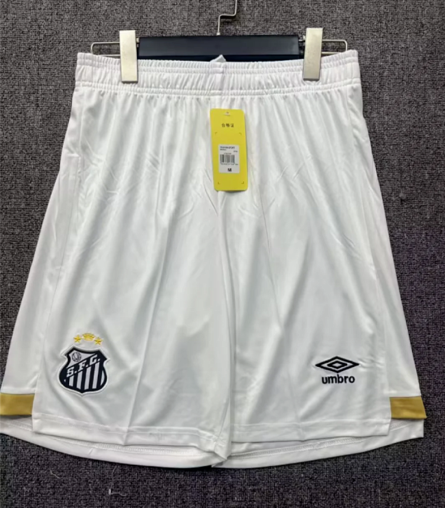 Fan Version 2026 Santos Home Soccer Shorts Football Shorts