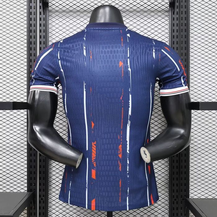Player Version 2026-2027 PSG Dark Blue/Red Soccer Jersey Paris Football Maillot