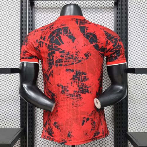 Player Version 2026 Canada Red/Black Soccer Jersey Football Shirt