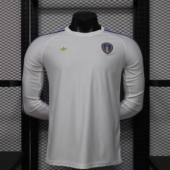 Long Sleeve Fan Version 2025-2026 Leeds United white originals Shirt Soccer Jersey Football Shirt