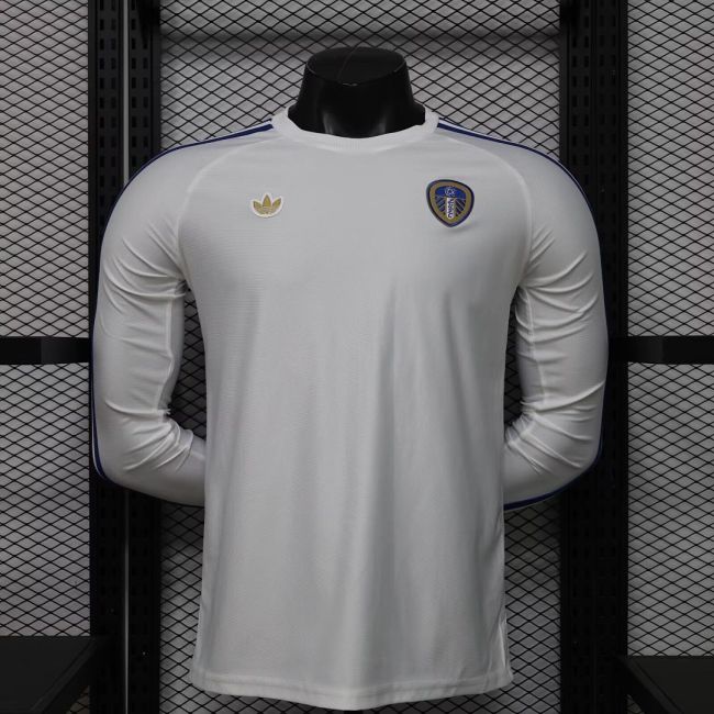 Long Sleeve Fan Version 2025-2026 Leeds United white originals Shirt Soccer Jersey Football Shirt