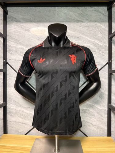 Player Version 2026-2027 Manchester United black originals life style shirts Soccer Jersey Football Shirt