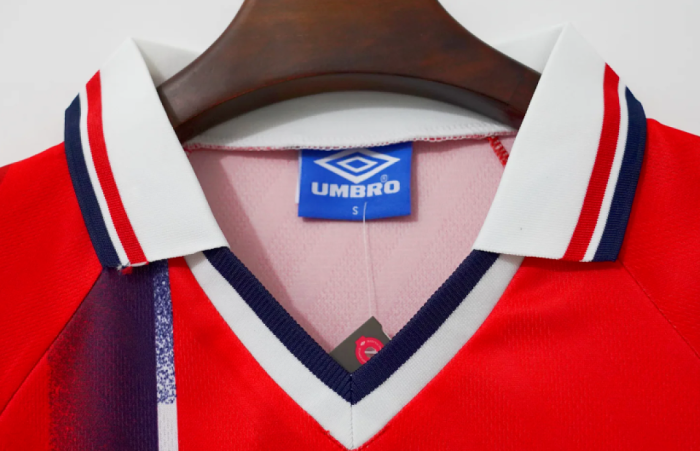 Retro Jersey 1997-1998 Norway Home Soccer Jersey Vintage Football Shirt
