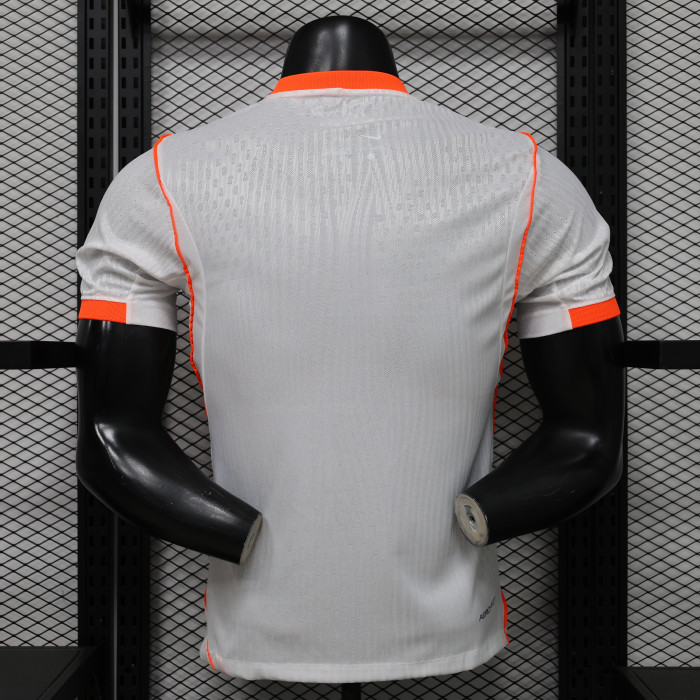 Player Version 2026 Netherlands Away White Soccer Jersey Holland Football Shirt
