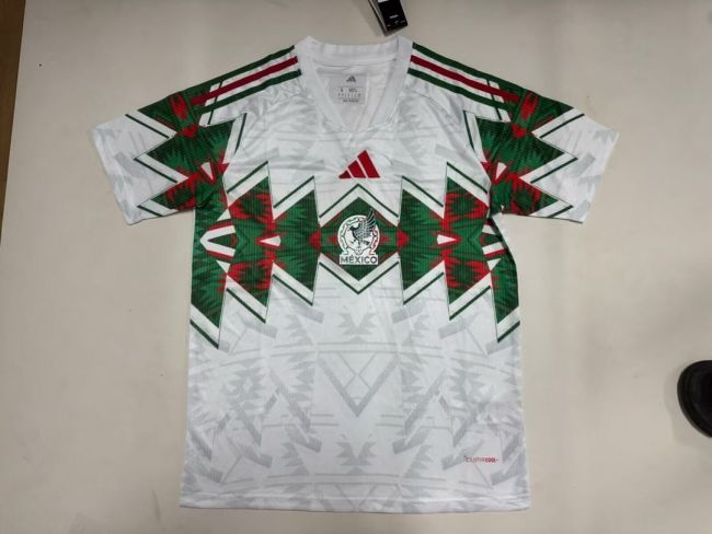 Fan Version 2026 Mexico White/Green Concept Version Soccer Jersey Football Shirt