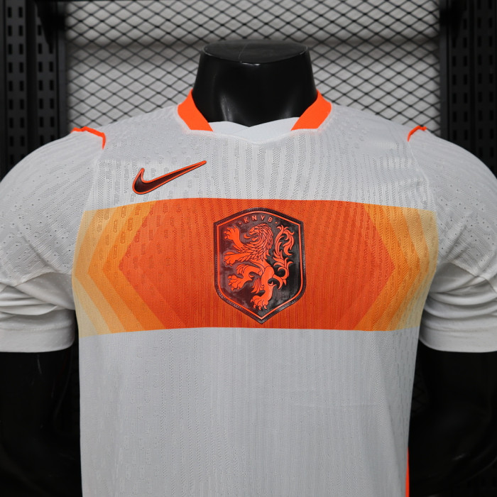 Player Version 2026 Netherlands Away White Soccer Jersey Holland Football Shirt