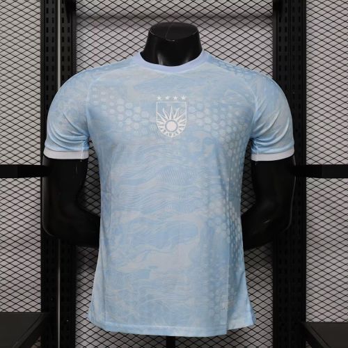 Player Version 2026 Uruguay Light Blue Soccer Jersey Football Shirt