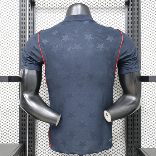 Player Version 2026 USA Away Black Soccer Jersey United States Football Shirt