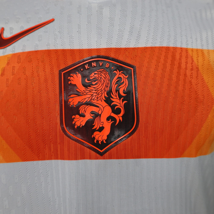 Player Version 2026 Netherlands Away White Soccer Jersey Holland Football Shirt