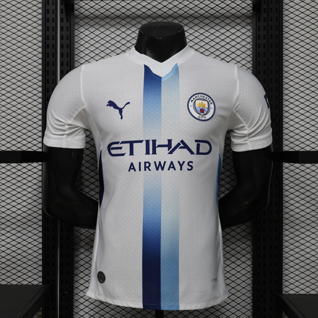 Player Version 2026-2027 Manchester City Away White Soccer Jersey Man City Football Shirt