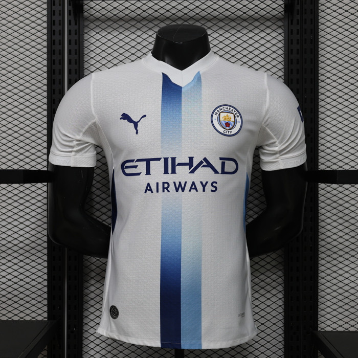 Player Version 2026-2027 Manchester City Away White Soccer Jersey Man City Football Shirt