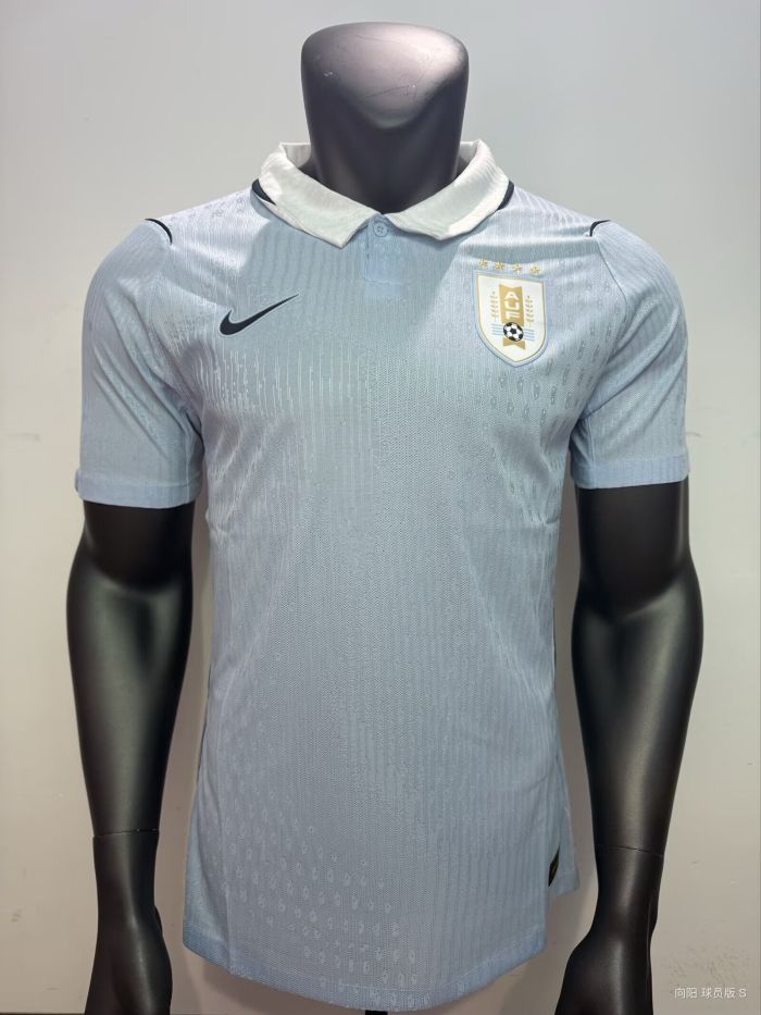Player Version 2026 Uruguay Home Soccer Jersey Football Shirt