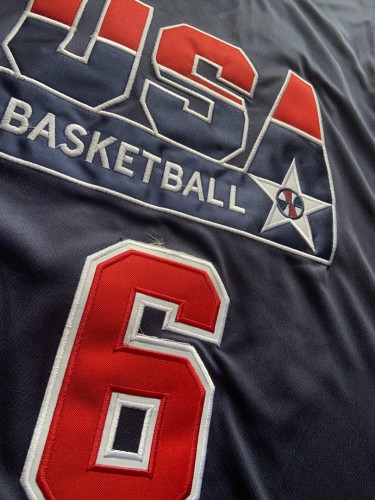 Mitchell&ness 1992 USA EWING 6 Dark Blue NBA Shirt United States Basketball Jersey