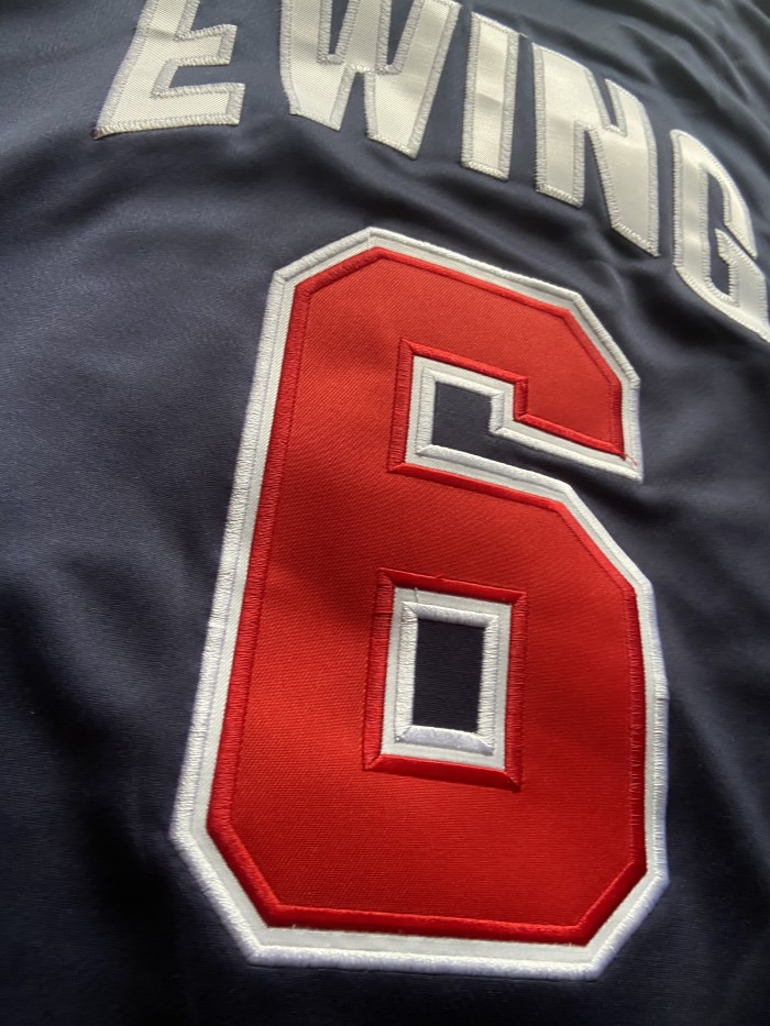 Mitchell&ness 1992 USA EWING 6 Dark Blue NBA Shirt United States Basketball Jersey