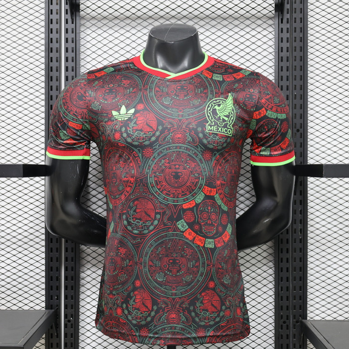 Player Version 2026 Mexico Red Special Edition Soccer Jersey Football Shirt